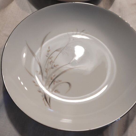 CastleCourt Fine China "Wheat Spray" Set of 4 Soup Salad Cereal Bowls Japan - Picture 2 of 8